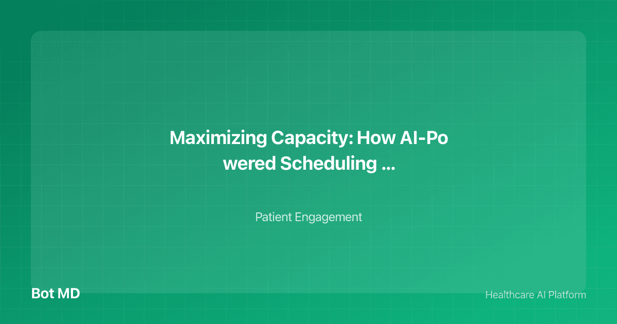 AI-Powered Scheduling reducing no-shows illustration