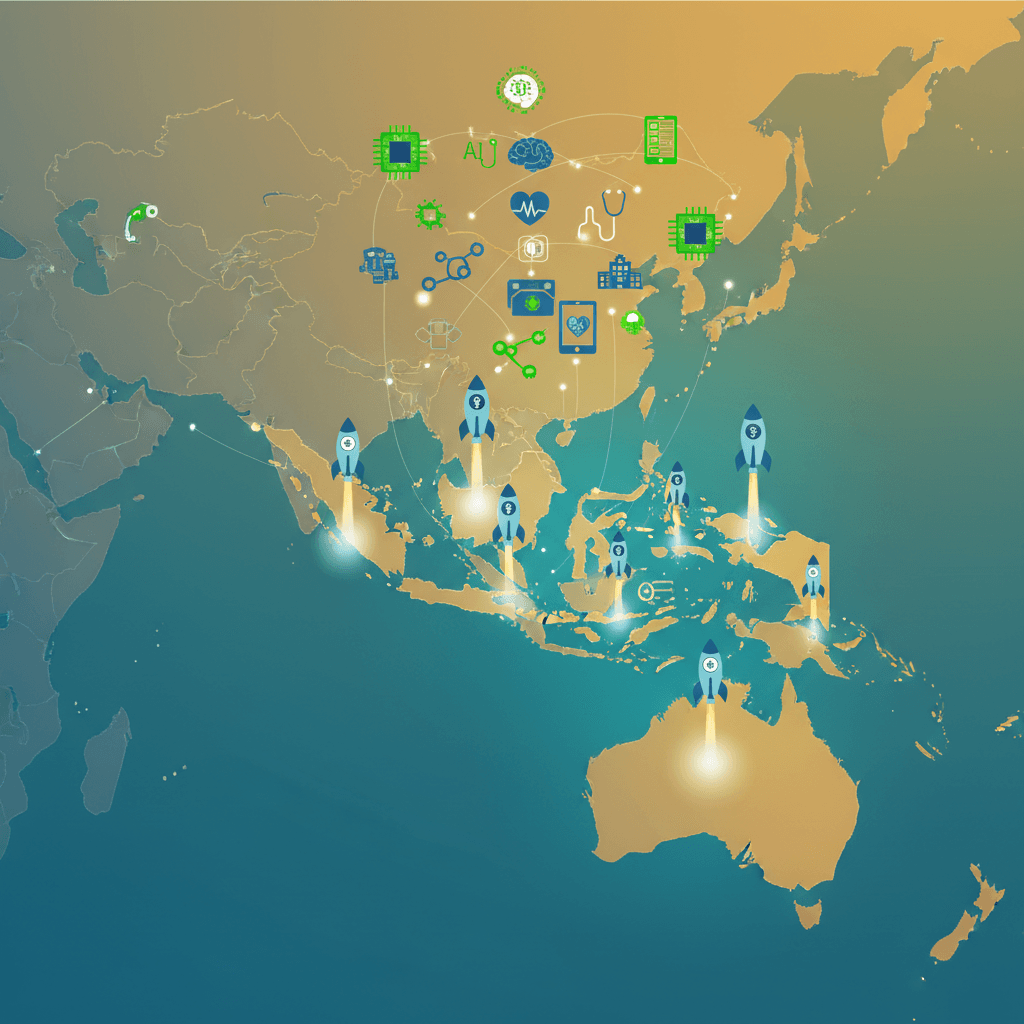 Healthcare AI Adoption in Southeast Asia illustration
