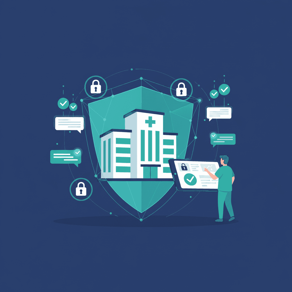 Secure AI deployment architecture for hospital systems