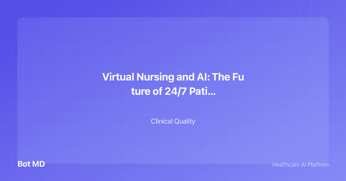 Virtual Nursing and AI Patient Monitoring illustration